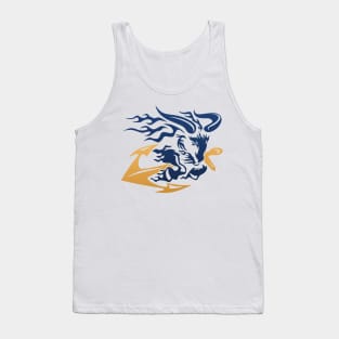 Goat with Anchor Tank Top